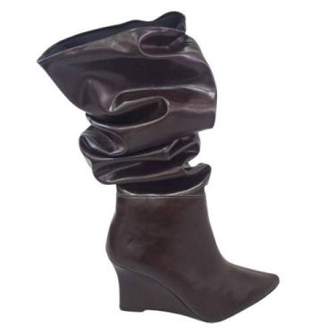 Imagem de Bota Co Shoes Cano Longo - Feminino - Marrom - 38, Marrom, 38