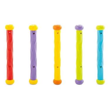 Imagem de Caça Bastão de Mergulho Infantil Kit 5 Coloridos com Pontuação para Pi