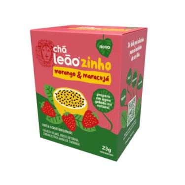 Imagem de Leão Cha Leaozinho Morango+Maracujá 10 Saches