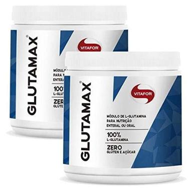 Imagem de Kit 2x Glutamina 300g Glutamax Vitafor Alta Pureza Tecn.Jap