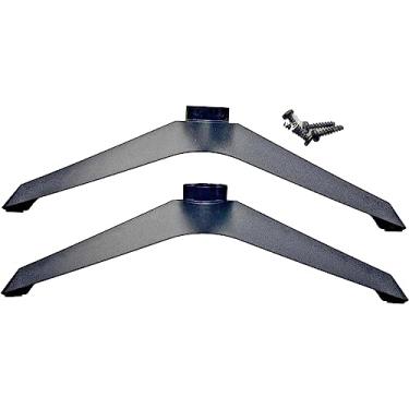 Imagem de Amtone Base de TV OEM de substituição para pés compatíveis com suporte para TVs Vizio Base de mesa e pés de pedestal de TV para Smart TV Vizio M-Series 43" 4K HDR (M43Q6-J04), parafusos incluídos