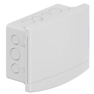 Imagem de Quadro de Distribuição Embutir 6/8 Disjuntores Porta Branca com Barramento - 7899052576815 - TIGRE