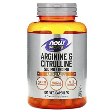 Imagem de Arginina 500mg e Citrulina 250 mg-120 cápsulas