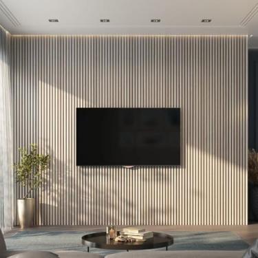 Imagem de Painel Ripado de Pvc 6 Barras de 2,70m X 0,15cm Venda em (2,43m²) Carvalho Berlin