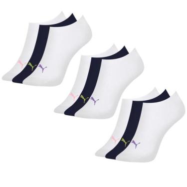Imagem de 9 Pares De Meias Esportiva Sport Modelo Feminino Invisível Sapatilha -