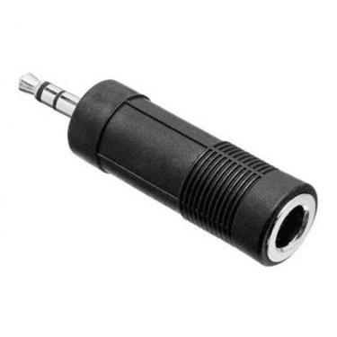 Imagem de Adaptador Conexão Plug P2 Esterio Para P10 Fêmea Mono Para Instrumento