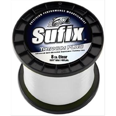 Imagem de Sufix Linha de pesca Tritanium Plus 1/1,8 kg tamanho carretel (transparente, 4,5 kg)