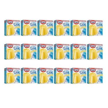 Imagem de Kit c/ 18un Pudim Diet de Baunilha 25g - Dr. Oetker