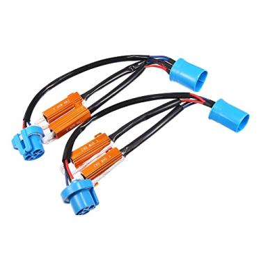 Imagem de X AUTOHAUX 2 peças 9004/9007 LED farol de carro Canbus decodificador sem erros, resistores de aviso decodificador de substituição, resistor anti-oscilação
