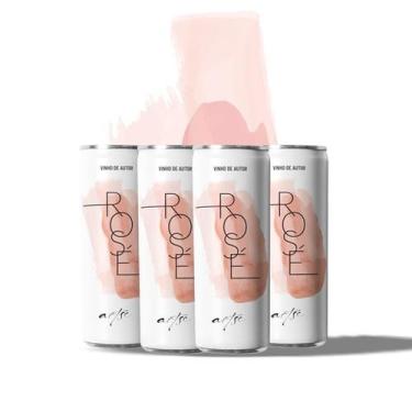 Imagem de Vinho Rosé - Caixa com 4 Latas de 269ml - Artse