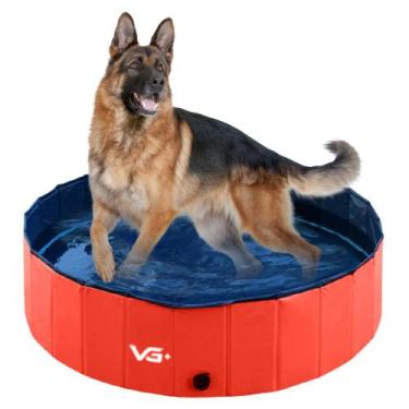 Imagem de Piscina para Pets Animais de Estimação 160x30cm Vermelha Vg+ - VG PLUS