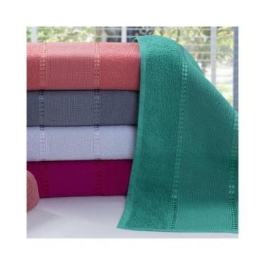 Imagem de Toalha de Banho para Bordar Ponto Cruz 270g/m² - Pureza - Reistin, Pér