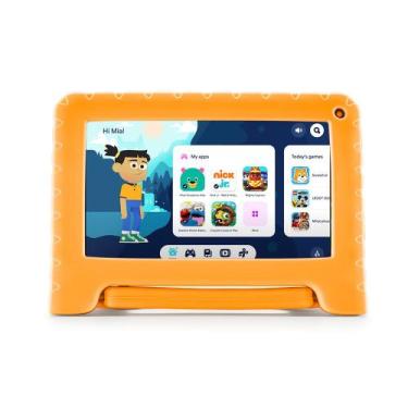Imagem de Tablet Infantil MI100 7 polegadas 64GB Android 13 4GB RAM Quad Core Wi