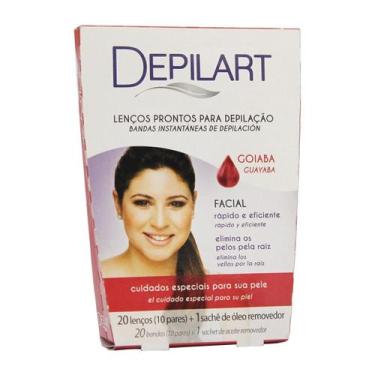 Imagem de Lenços Prontos para Depilação Facial Goiaba - Depilart