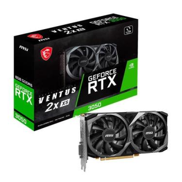 Imagem de Placa de Vídeo MSI RTX 3050 Ventus 2X XS OC NVIDIA GeForce, 8GB GDDR6 