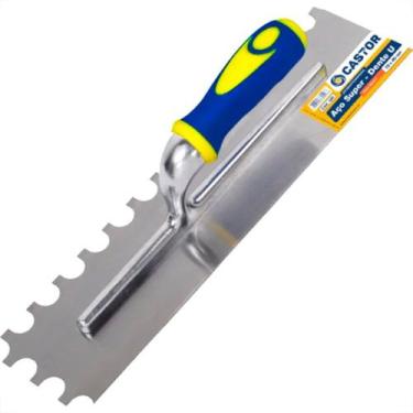 Imagem de Desempenadeira Aco Castor Dentada 10 X 40Cm Dente U - 426