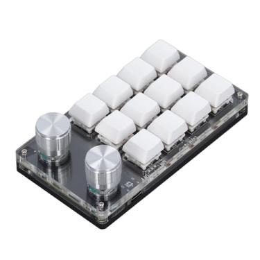 Imagem de Teclado Com 12 Teclas, Teclas Personalizáveis, Botões Duplos Com Controle de Volume, Teclado Mecânico USB Com Interruptor Vermelho - para Escritório, Jogos, Mídia