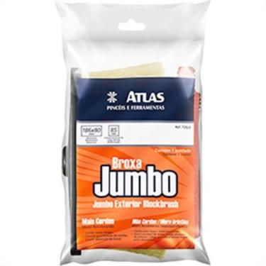 Imagem de Broxa Retangular Atlas Jumbo 186X80 725/3 - Kit C/12