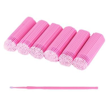 Imagem de Microbrush Para Alongamento Cílios 600un Profissional Estética Medicin