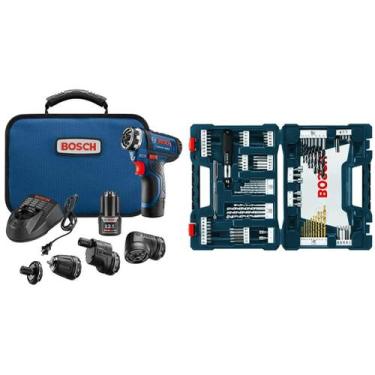 Imagem de Chave de fenda elétrica sem fio Bosch GSR12V-140FCB22 12V