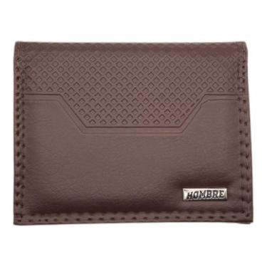 Imagem de Carteira Masculina Pequena RFID 6 Cartões CNH Notas 2 Flip Design Sofi
