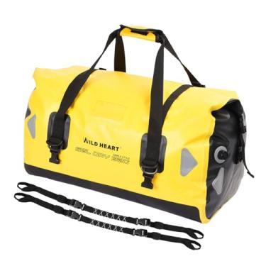 Imagem de WILD HEART Bolsa de Viagem Impermeável 40L 66L 100L com Costuras Soldadas Para Caiaque, Acampamento, Barco, Bicicleta, Motocicleta