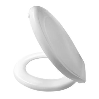 Imagem de Assento Sanitário Almofadado Tampa Vaso Classic Oval Universal Redondo