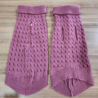 Imagem de Roupa de Cachorro Gato Frio Inverno Buraco para Coleira Pequenos Medio