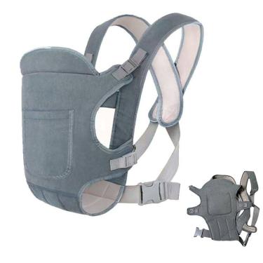 Imagem de Canguru Carregador Bebe Criança Passeio Viagem Sentado Deitado Alça Ajustavel Ergonmica Confortavel Pratico Resistente Seguro