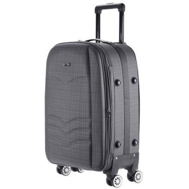 Imagem de Mala Grande De Viagem 4 Rodas Arc Tonin Estação Metrô Cinza