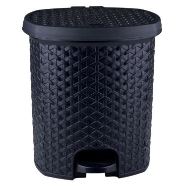 Imagem de Lixeira com Pedal Ratan 15L Plasnorthon Preto