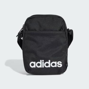 Imagem de Bolsa Adidas Essentials Linear Organizer Preta, Único
