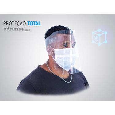 Imagem de kit 5 Mascara Protetor Facial FaceShield Leve Pronta Entrega - ShopDng