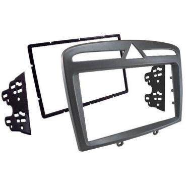 Imagem de Moldura Dvd 2Din Peugeot 308 / 408 Cinza - Diadema - Ferkauto
