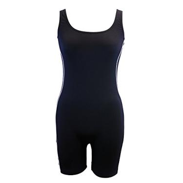 Imagem de Maiô feminino de poliéster Adoretex, Preto, 14