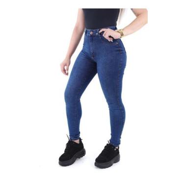 Imagem de Calça Jeans Feminina Lycra Elastano Algodão Clara e Escura - APOLLOGY,