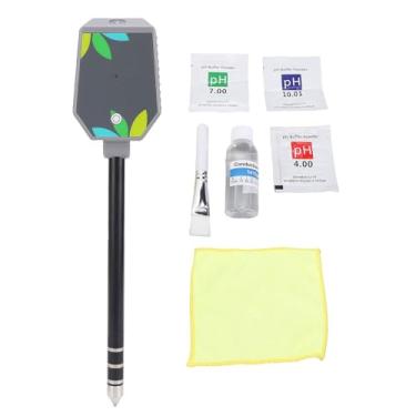 Imagem de GOWENIC 8 Em 1 Testador de PH do Solo, o Medidor de Umidade do Solo Medidor de PH do Medidor Solar Intensidade de Fertilidade Testador de Solo, Kits de Ferramentas de Jardinagem para