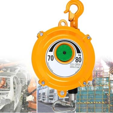 Imagem de Balanceador De Mola, Ferramenta De Balanceador De Mola Retrátil, Equipamento De Retenção Suspensa Com Cabo De Aço De 1,5 M, Ferramenta Retrator De Tensão Suspensa, Para Fábric, 70—80kg