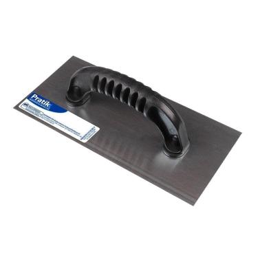 Imagem de Desempenadeira Aço Lisa Pratik 25,5X12cm Cabo Plástico