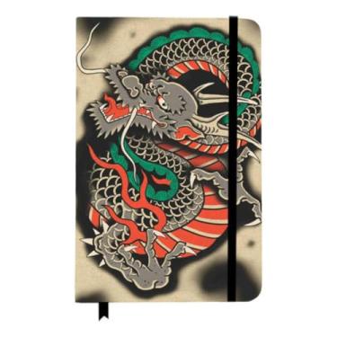Imagem de Caderno Sketchbook Dragão Oriental Artista Vinicius Lima