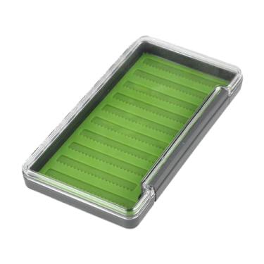 Imagem de Fenteer Caixa de pesca com mosca à prova d'água, tampa transparente, equipamento, estojo à prova d'água, B, Xl