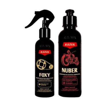 Imagem de Kit Foxy Limpa Corrente Graxa Piche Nuber Renova Plasticos - RAZUX