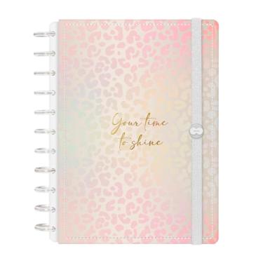 Imagem de Caderno de Disco Inteligente Iscool G+ Natural Fashion Candy Colors Onça