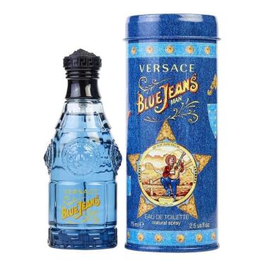 Imagem de Perfume Masculino Versace Blue Jeans Eau De Toilette 75ml 