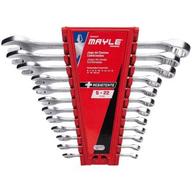 Imagem de Jogo de Chave Combinada 6 a 22mm com 12 Peças - 102405MY - MAYLE