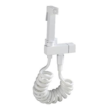 Imagem de ifgswopq Pulverizador de bidê portátil para banheiro, kit de pulverizador de bidê, bidê de pulverizador de vaso sanitário, pulverizador de bidê para vaso sanitário da pia, spray de vaso sanitário de