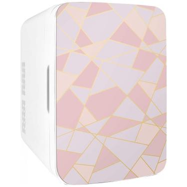 Imagem de Mini Geladeira para Skincare 10 Litros, 12V, Bivolt, COOLULI I10L2FR, Rosa