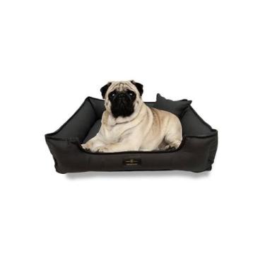 Imagem de Caminha Pet Cachorro Tamanho GG 85x70cm de Brim em Algodão CHUMBO Resi