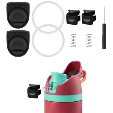 Imagem de 7 peças de reposição de garrafa de água para Owala, anel de vedação de garrafa de água, acessórios de botão de substituição compatíveis com Owala FreeSip 19/24/32/1,134 g