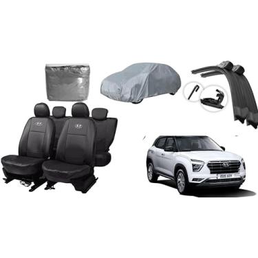Imagem de Capa de couro +Capa de cobrir + Limpador de para - brisa -Hyundai creta 20-24